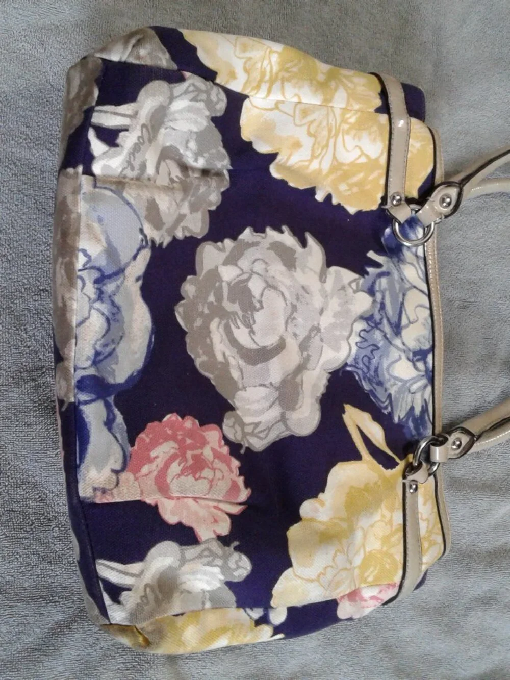 Coach Floral Print Purse